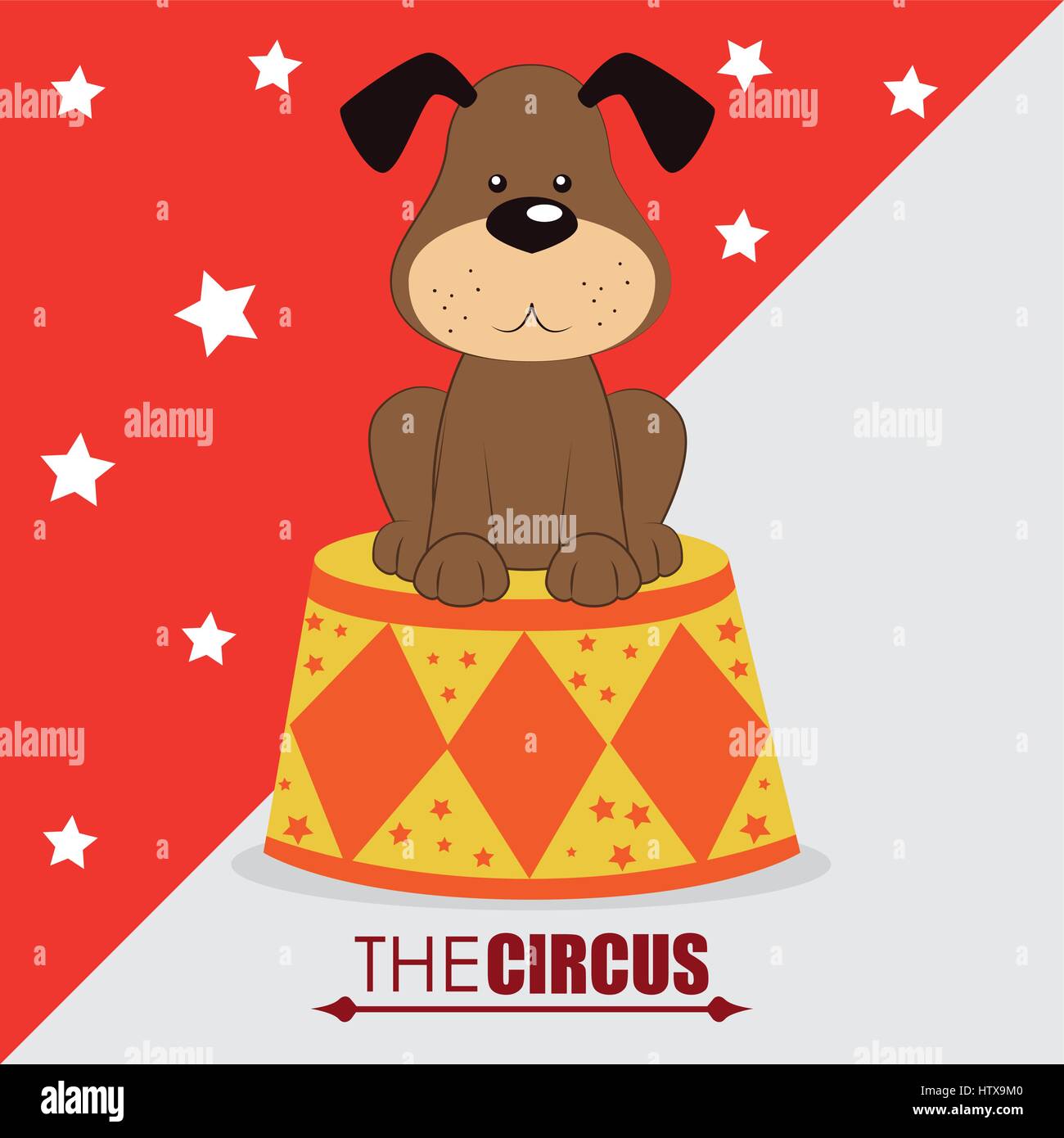 Circus design over white and red background vector illustration Stock ...