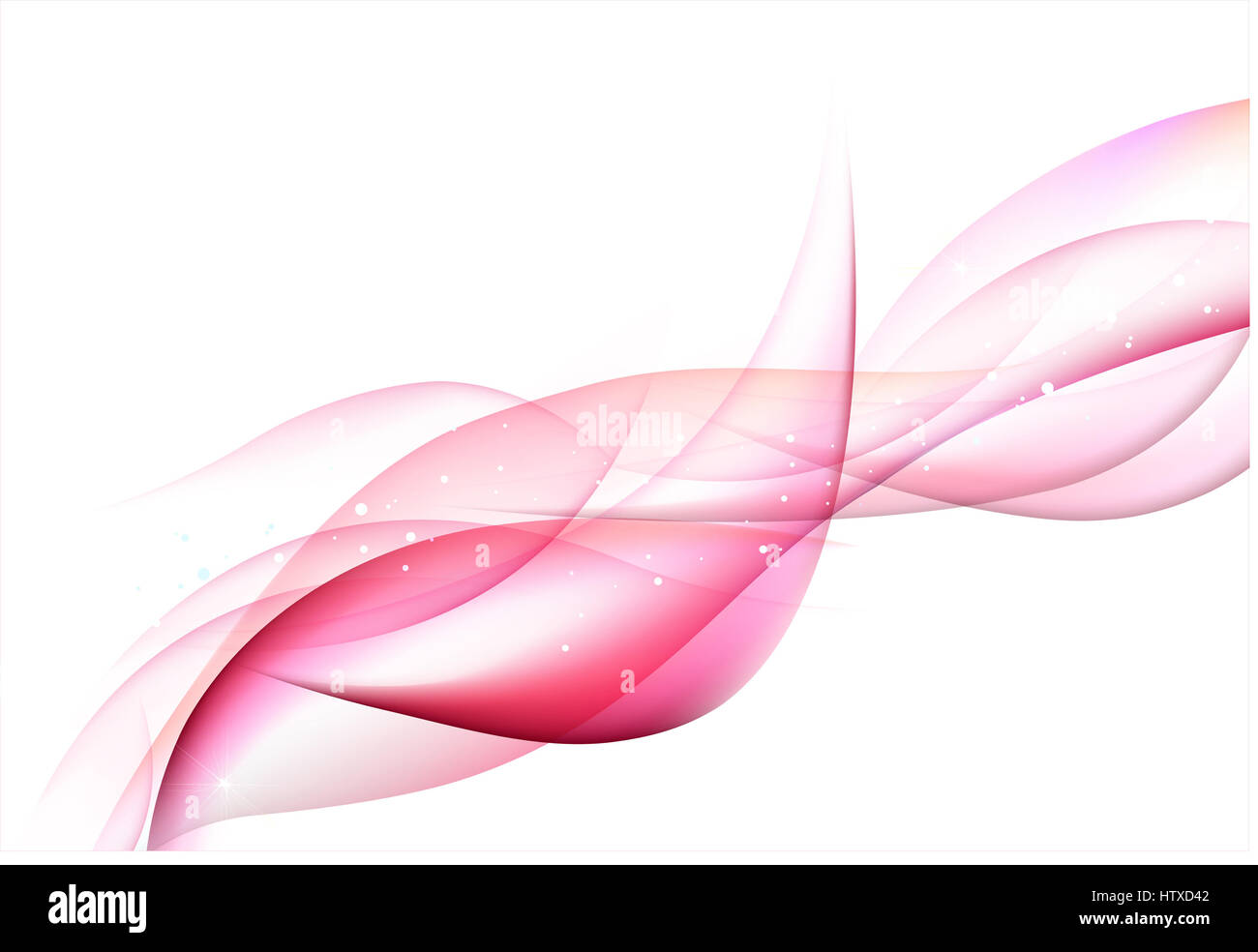 Curved Colored Ribbon Stock Photo - Alamy