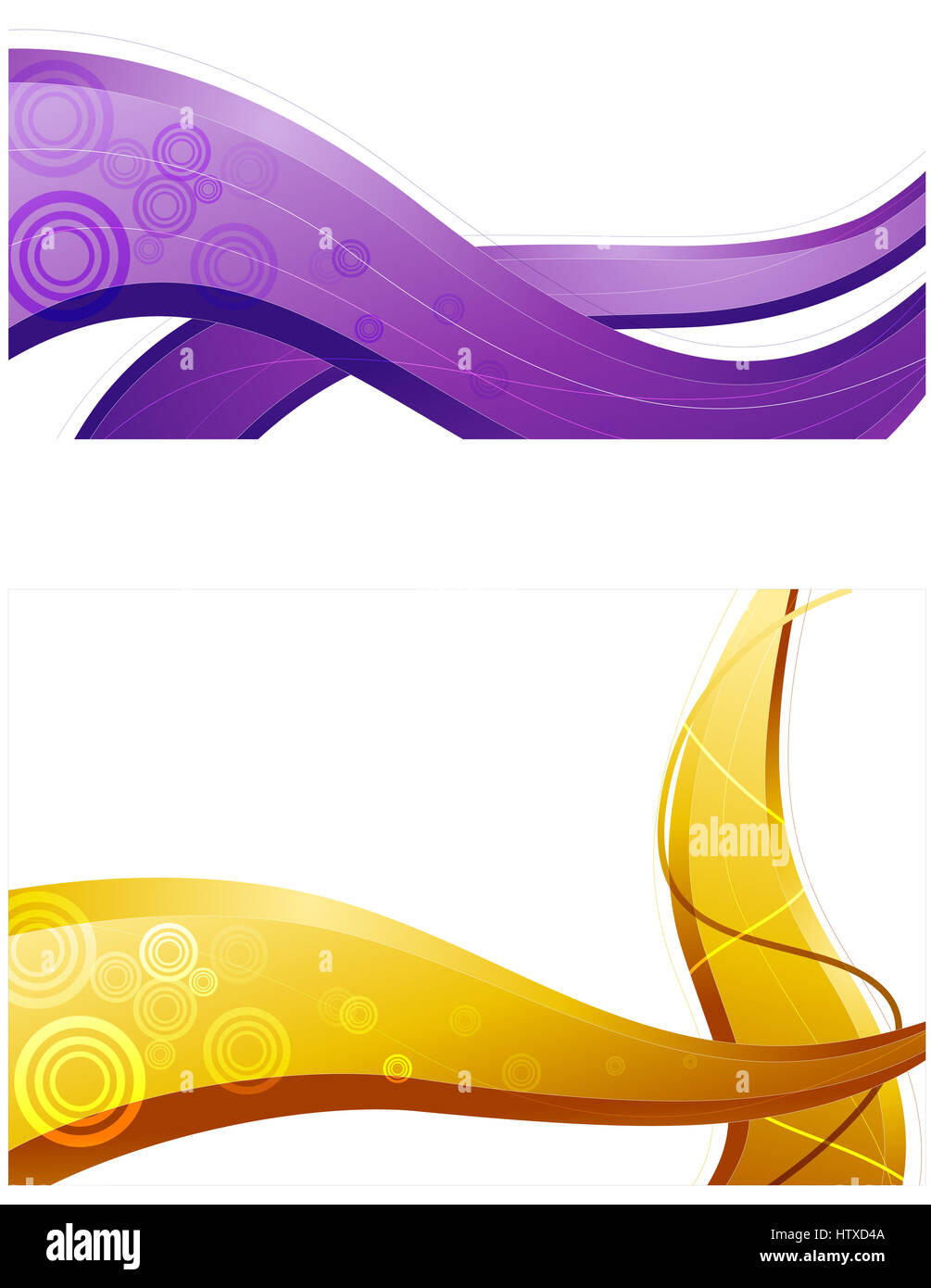 Curved Colored Ribbon Stock Photo - Alamy