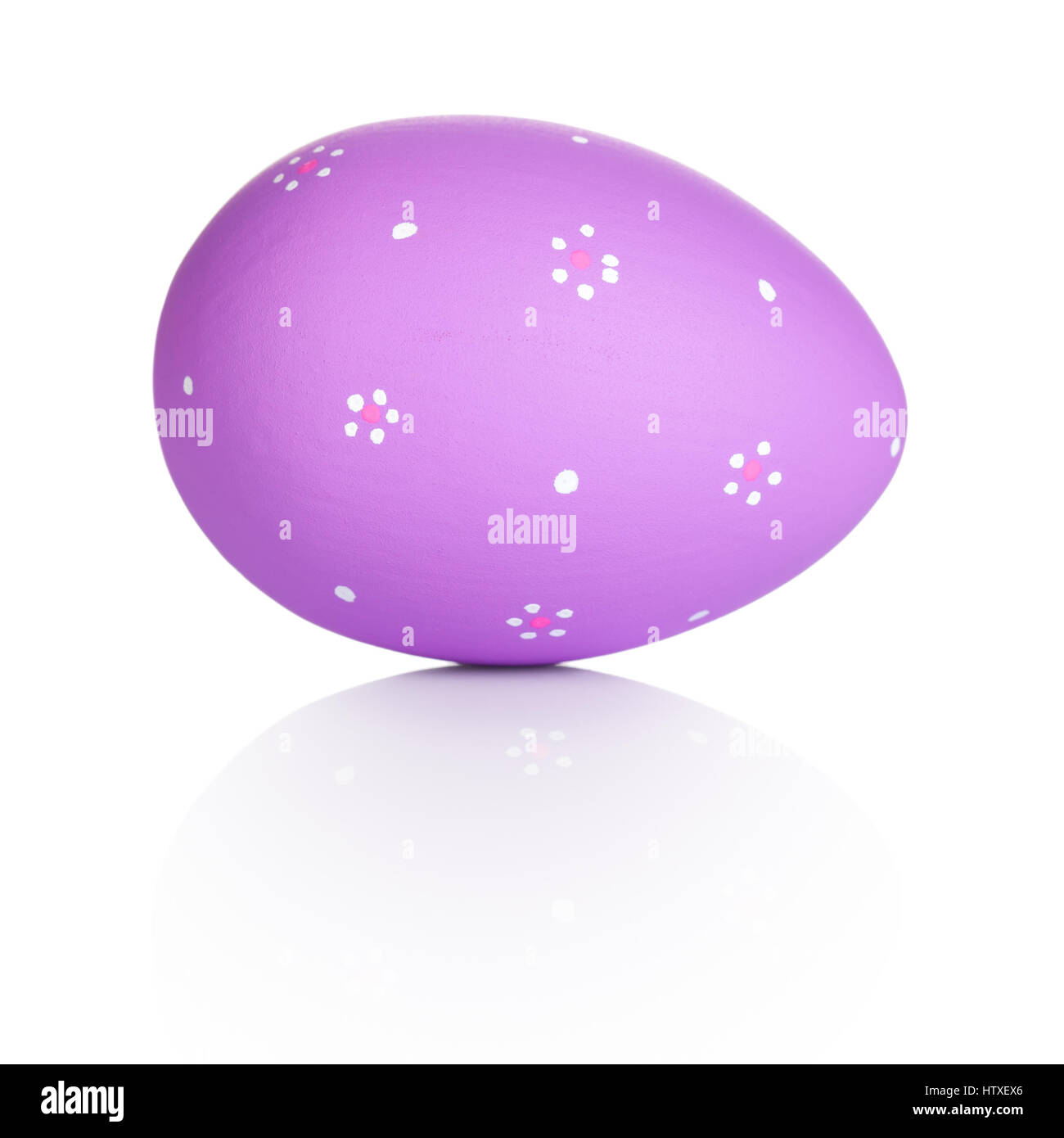 Easter egg isolated on white background Stock Photo - Alamy