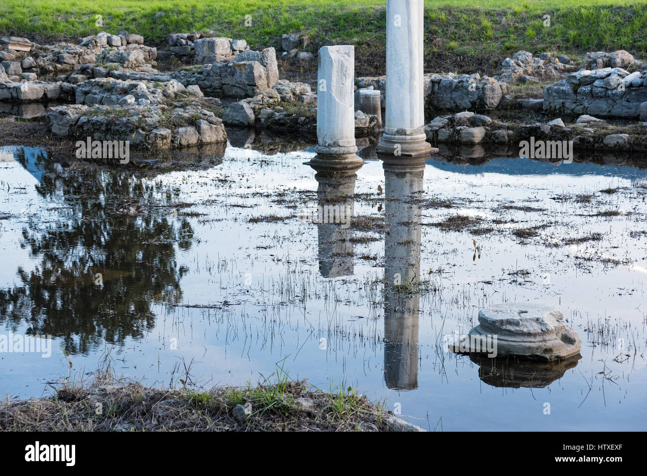 A small archaeological site in Kos island, Greece Stock Photo
