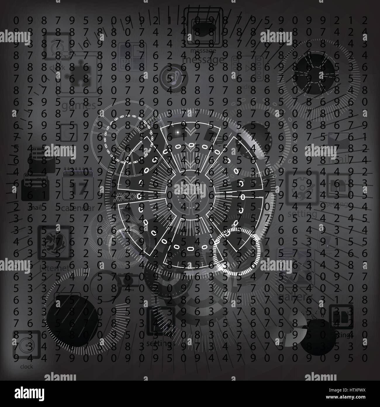 Abstract future technology concept Stock Vector Image & Art - Alamy