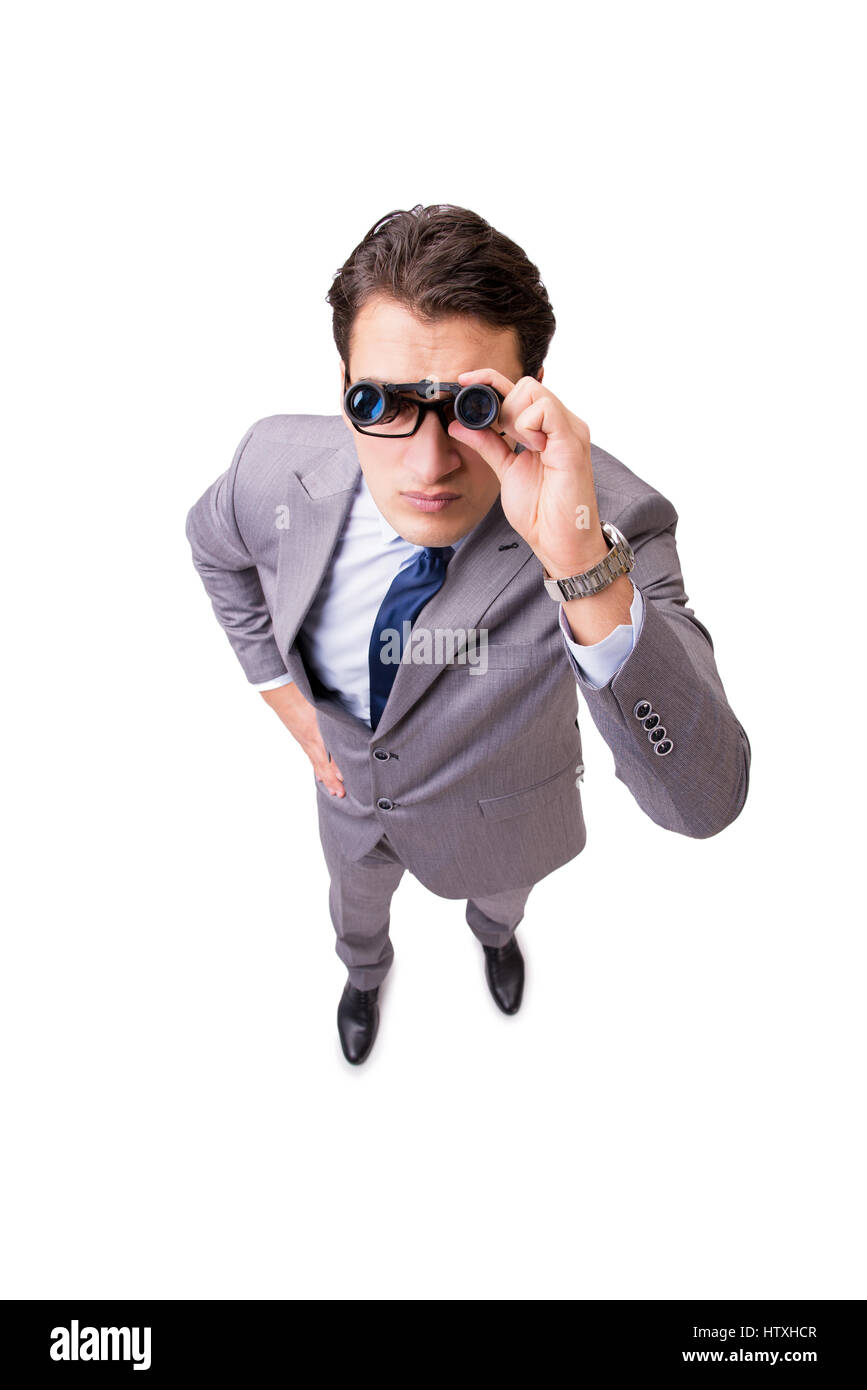 Young businessman isolated on the white background Stock Photo - Alamy
