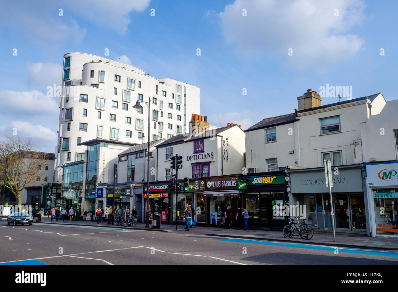 Clapham high street hires stock photography and images Alamy