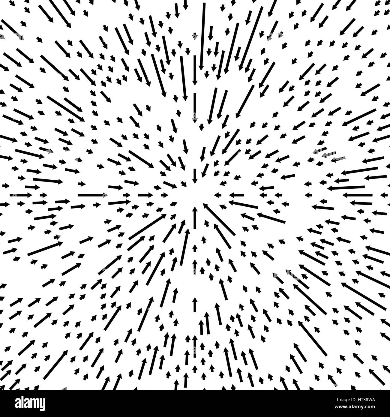 Radial lines element. Abstract radiating irregular lines Stock Vector ...