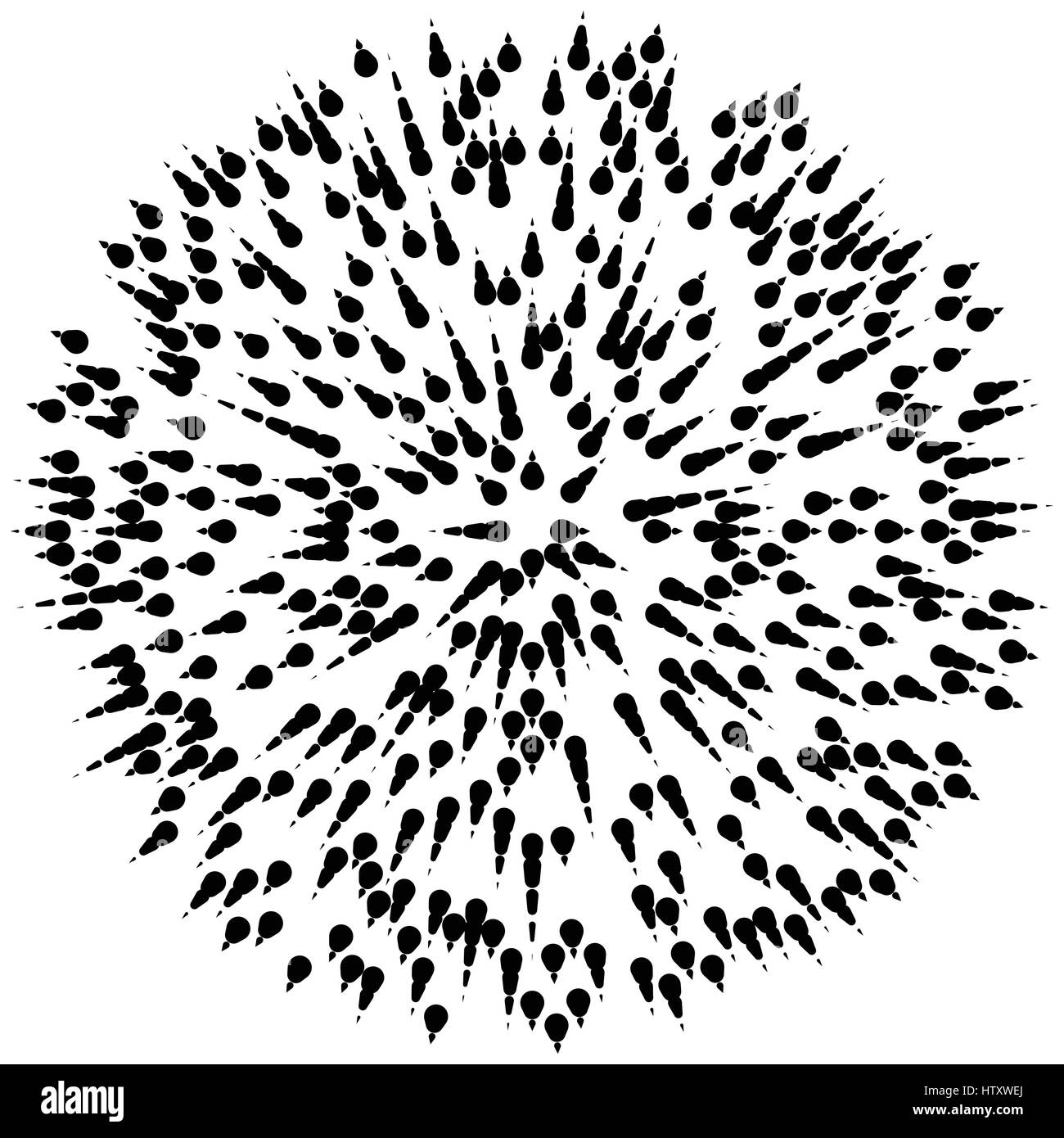 Random Radiating Patterns Random radial lines explosion effect. Radiating stripes circular ...