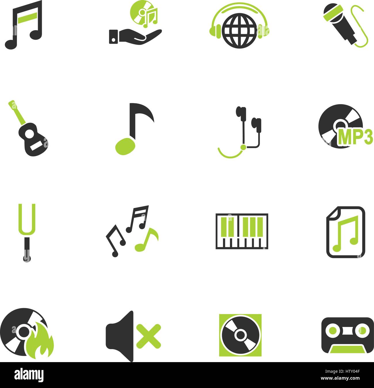 music web icons for user interface design Stock Vector Image & Art - Alamy