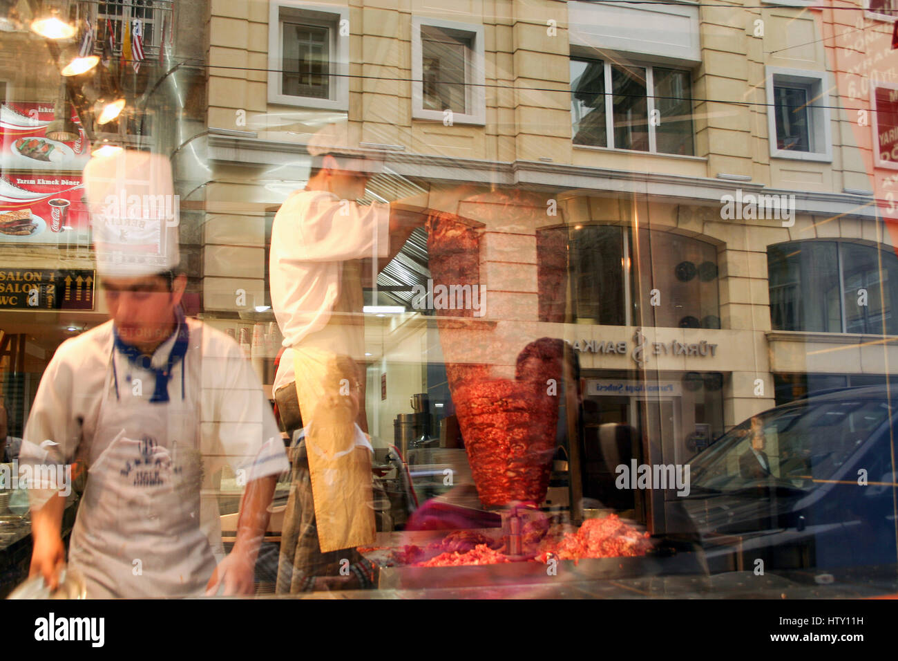 Doner Kebab shop in Istanbul, Turkey Stock Photo - Alamy
