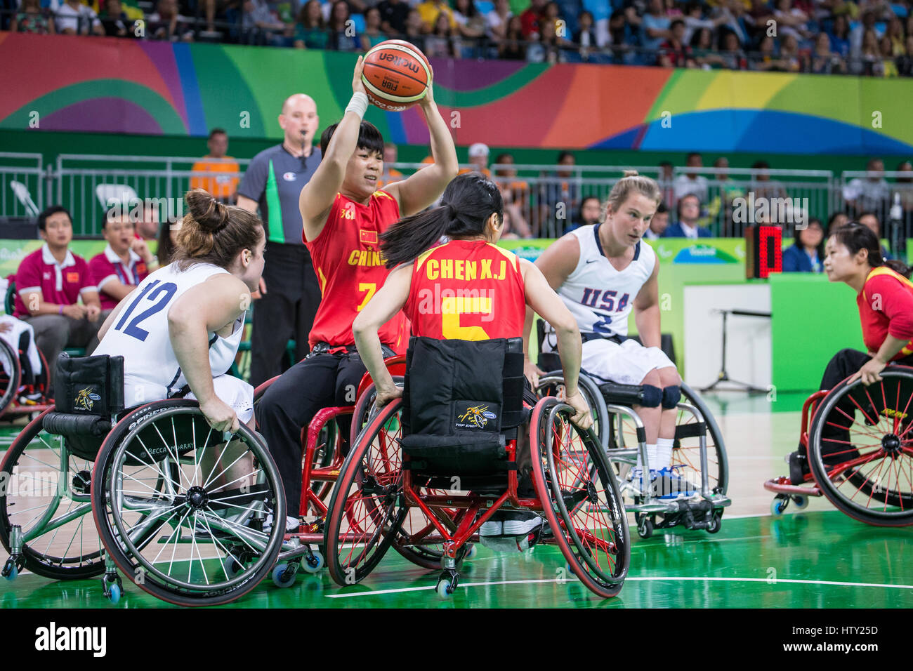 Wheelchair Basketball competition during Rio 2016 summer paralympic