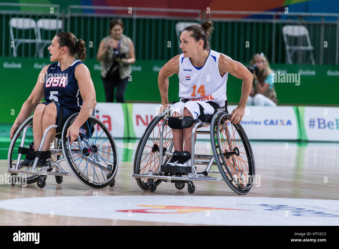 Wheelchair Basketball competition during Rio 2016 summer paralympic