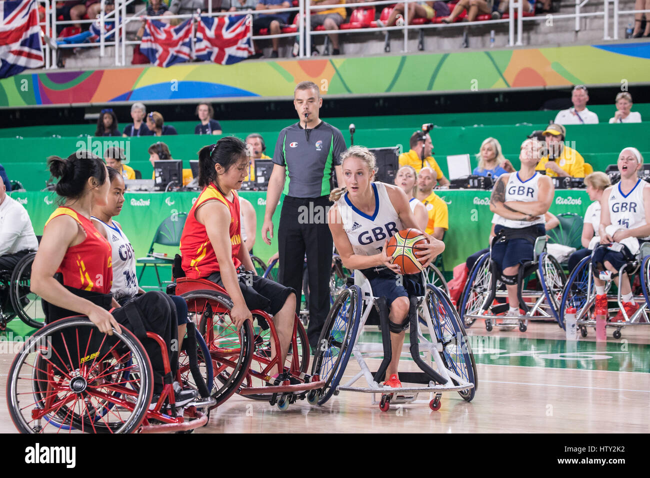 Wheelchair Basketball competition during Rio 2016 summer paralympic