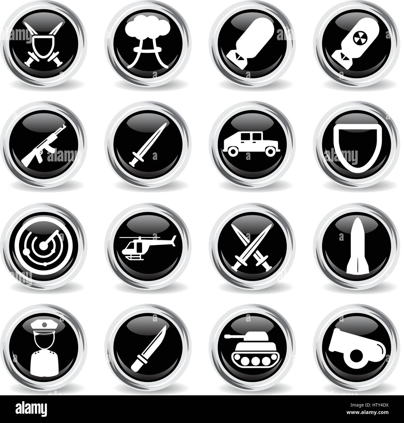 Military simply symbol for web icons and user interface Stock Vector ...
