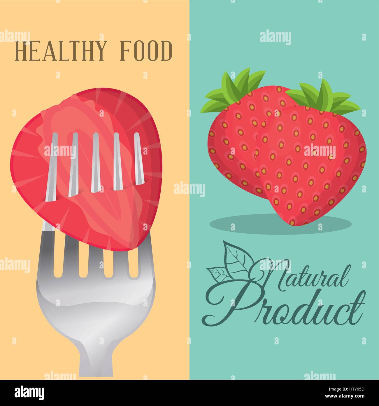 strawberry healthy food natural product Stock Vector Image & Art - Alamy