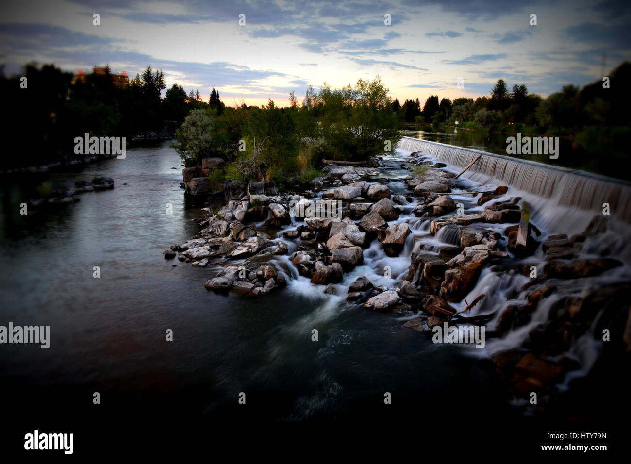 Those are shots of the Idaho falls view in Idaho falls, Idaho. These