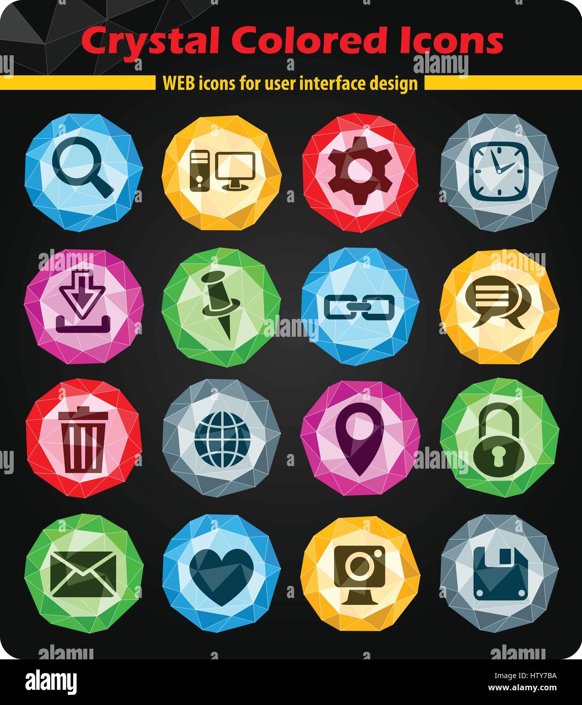 blog web icons for user interface design Stock Vector Image & Art - Alamy