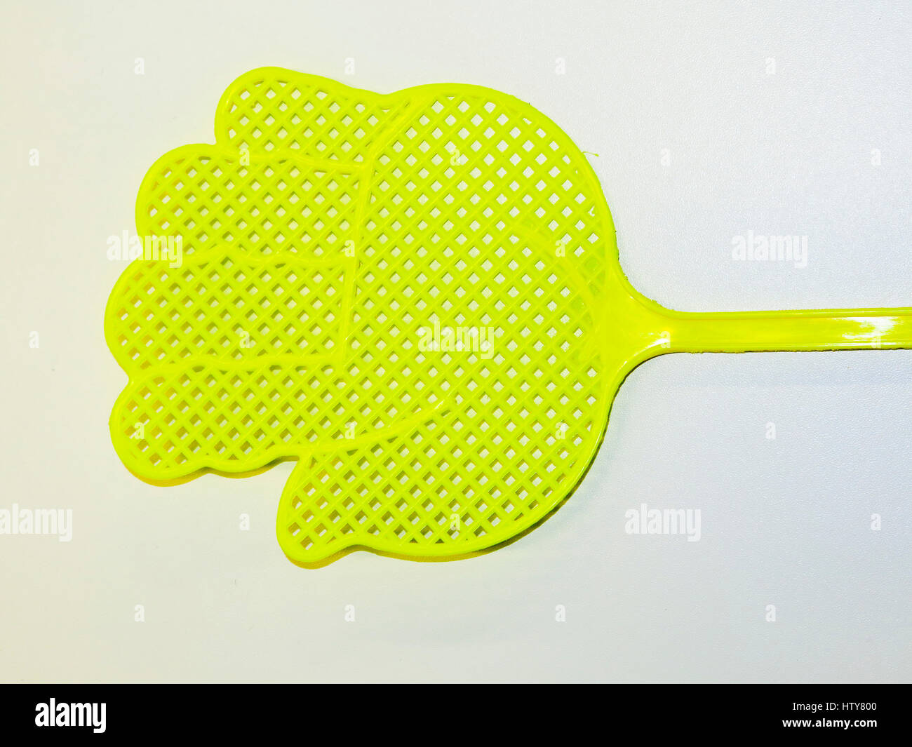 Hand shaped novelty fly swat Stock Photo Alamy