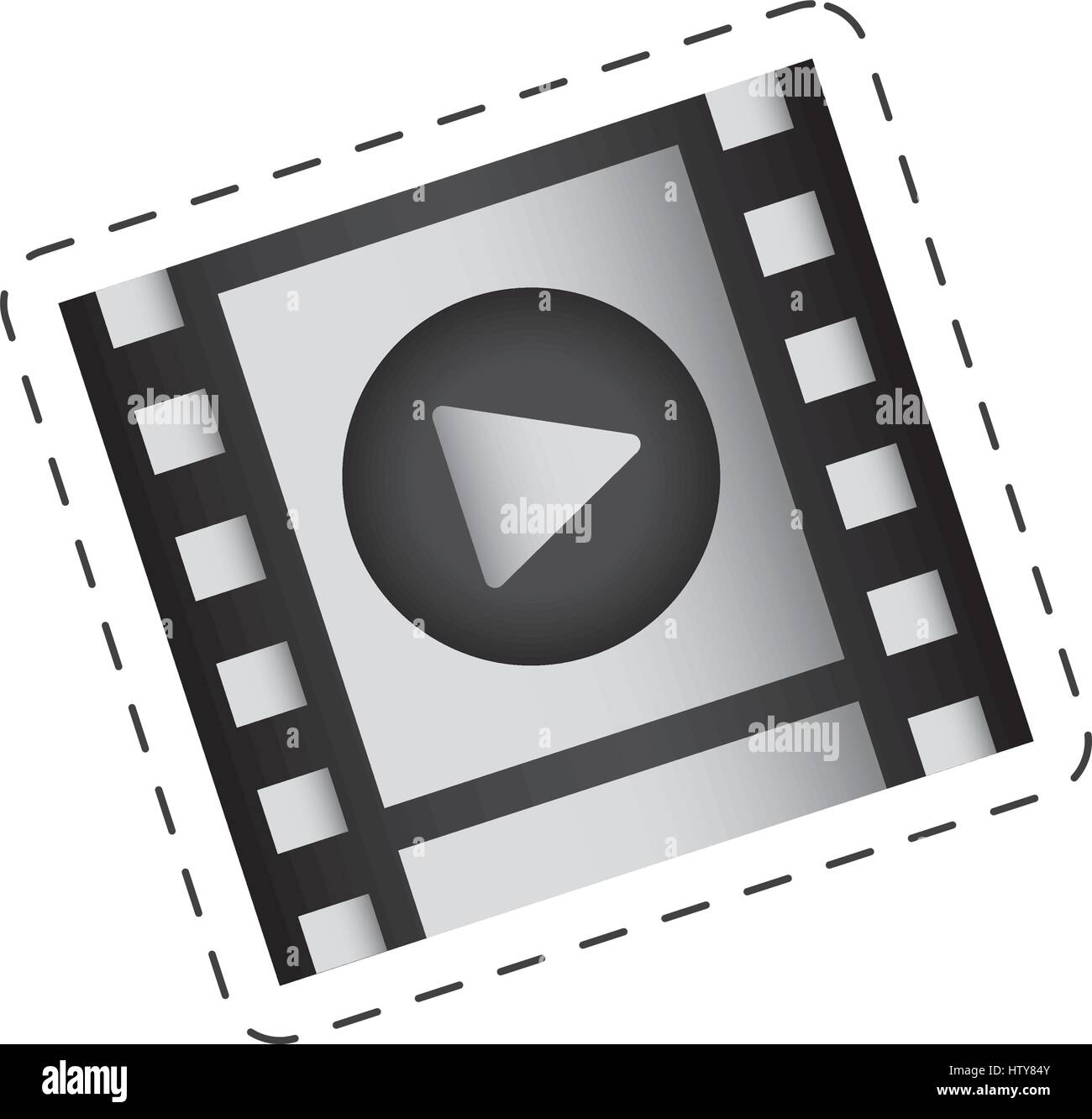 film strip play movie image Stock Vector Image & Art - Alamy
