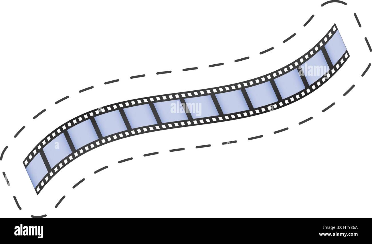 film strip roll movie image Stock Vector Image & Art Alamy