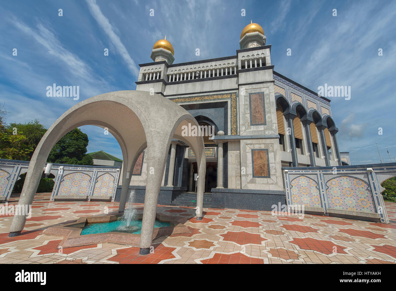 Jame'Asr Hassanil Bolkiah Mosque in Bandar Seri Begawan, Brunei Stock Photo