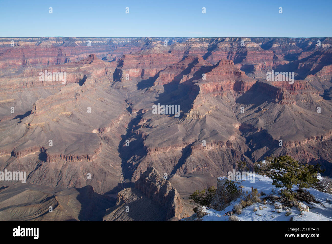 From Pima Point, South Rim, Grand Canyon National Park, UNESCO World Heritage Site, Arizona, USA Stock Photo