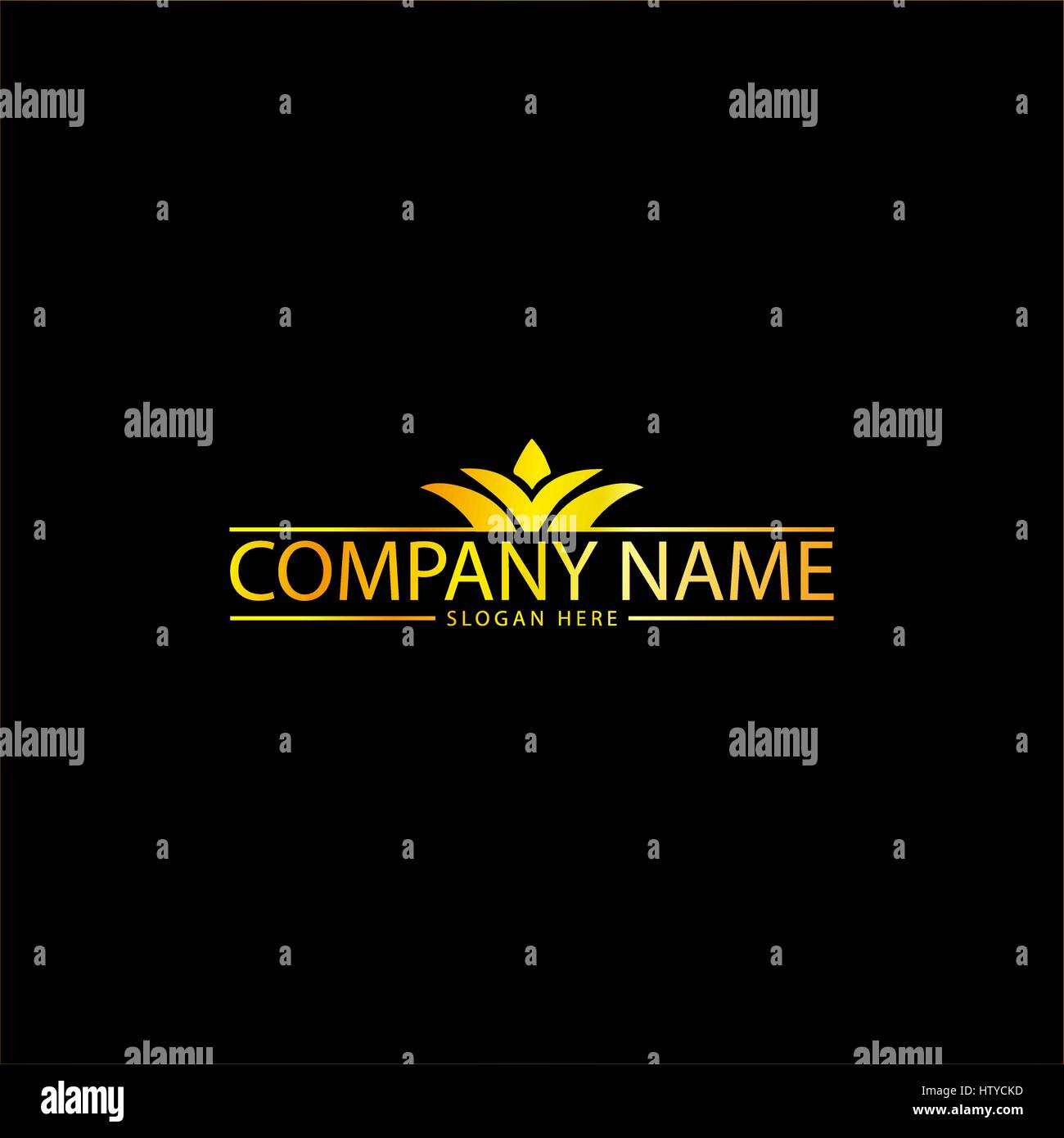 Golden Logo High Resolution Stock Photography and Images - Alamy