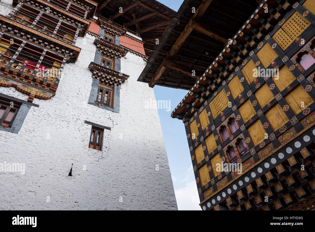 The Rinpung Dzong monastery (meaning literally the Fortress of the Heap of  Jewels) in Paro, Bhutan Stock Photo - Alamy