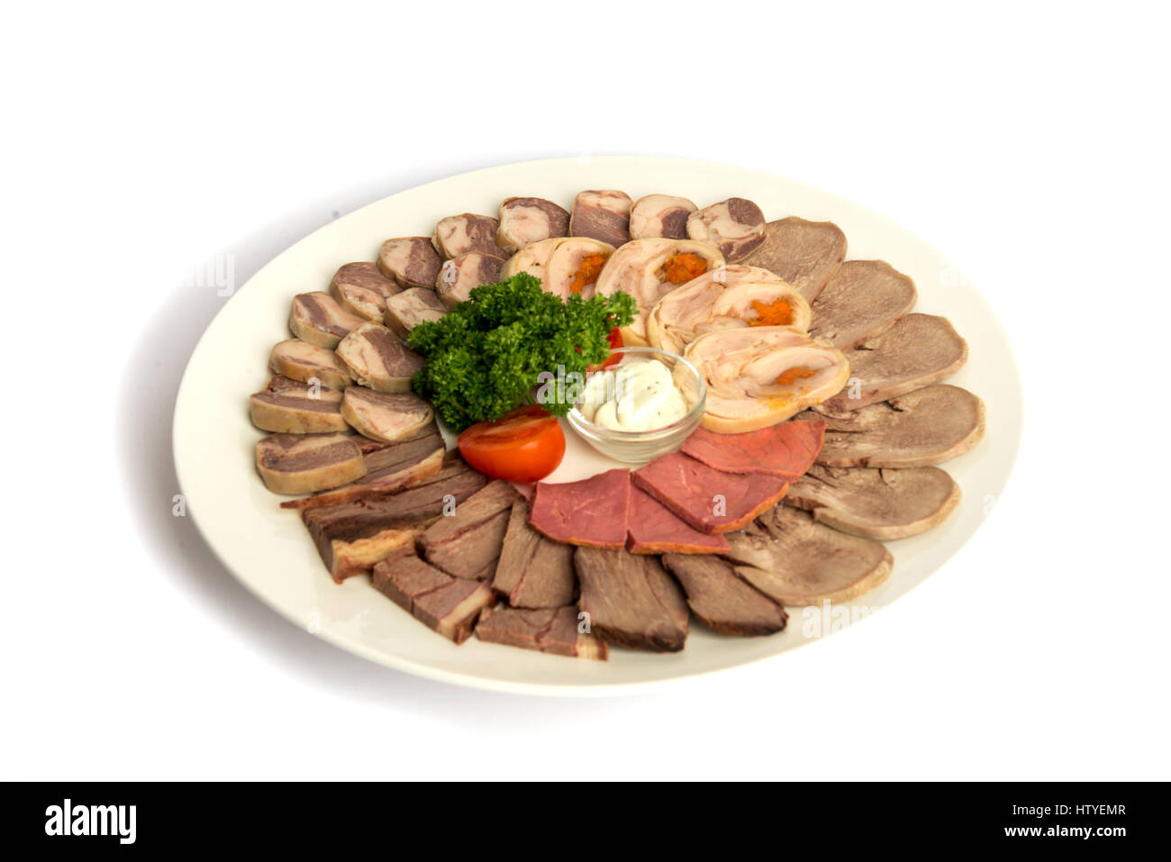 Kazy - Traditional Sausage-like food made from Horseflesh Stock Photo