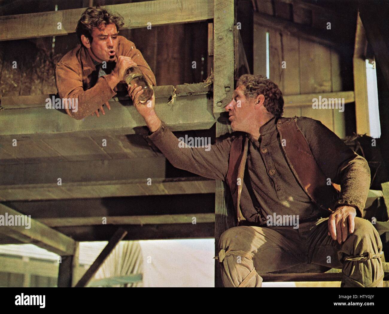 Chuka, USA 1967, Regie: Gordon Douglas, Darsteller: Rod Taylor (oben), James Whitmore Stock Photo