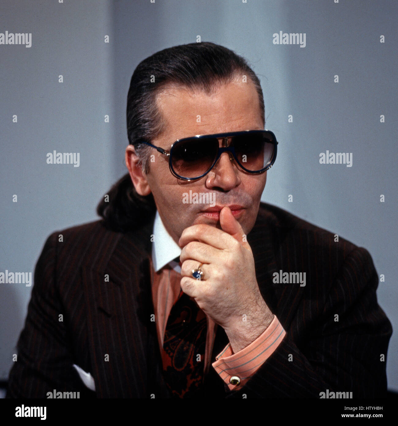 Deutscher Modeschöpfer Karl Lagerfeld, Deutschland 1980er
