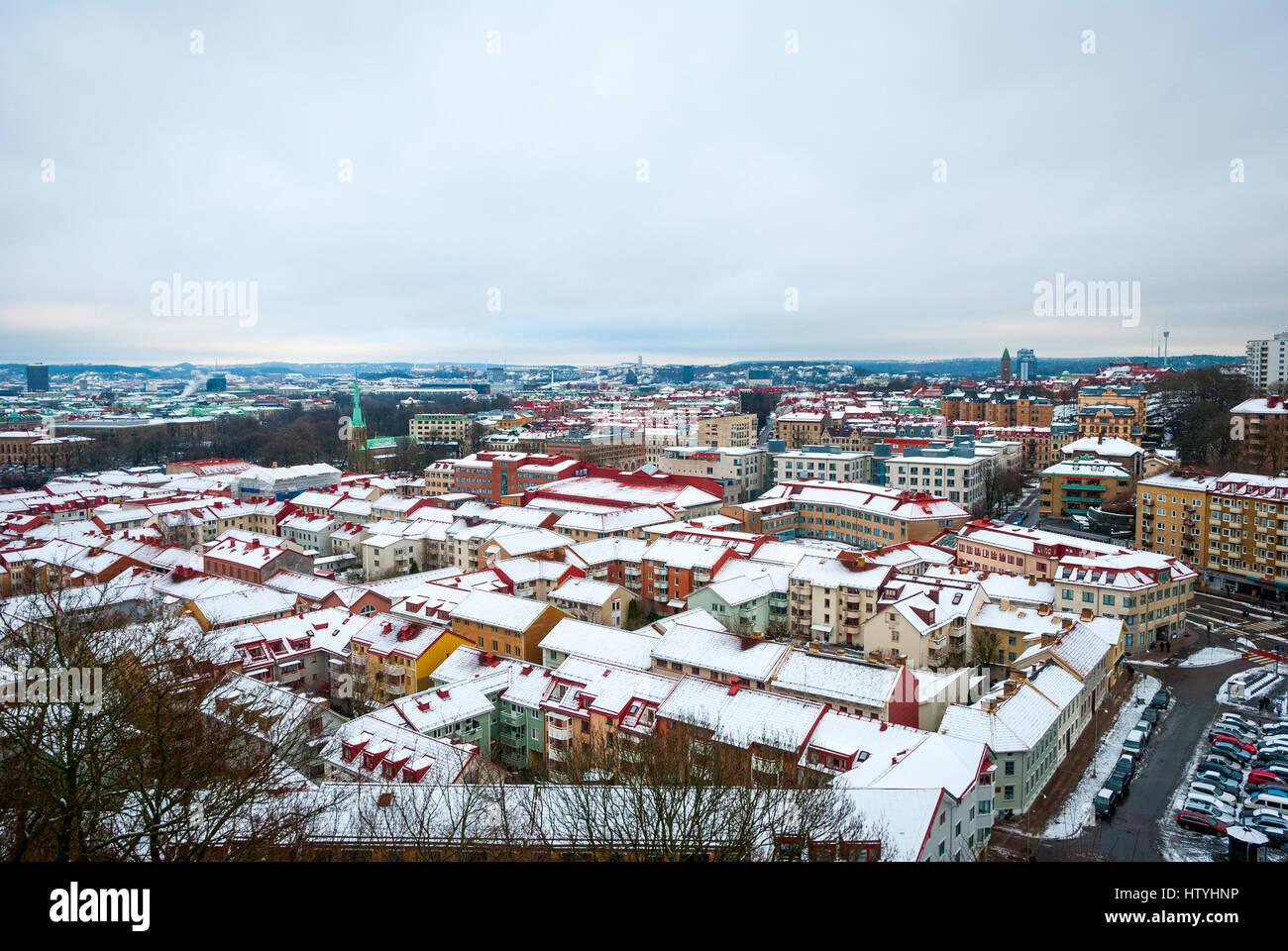 Gothenburg skyline in winter, Sweden Stock Photo - Alamy
