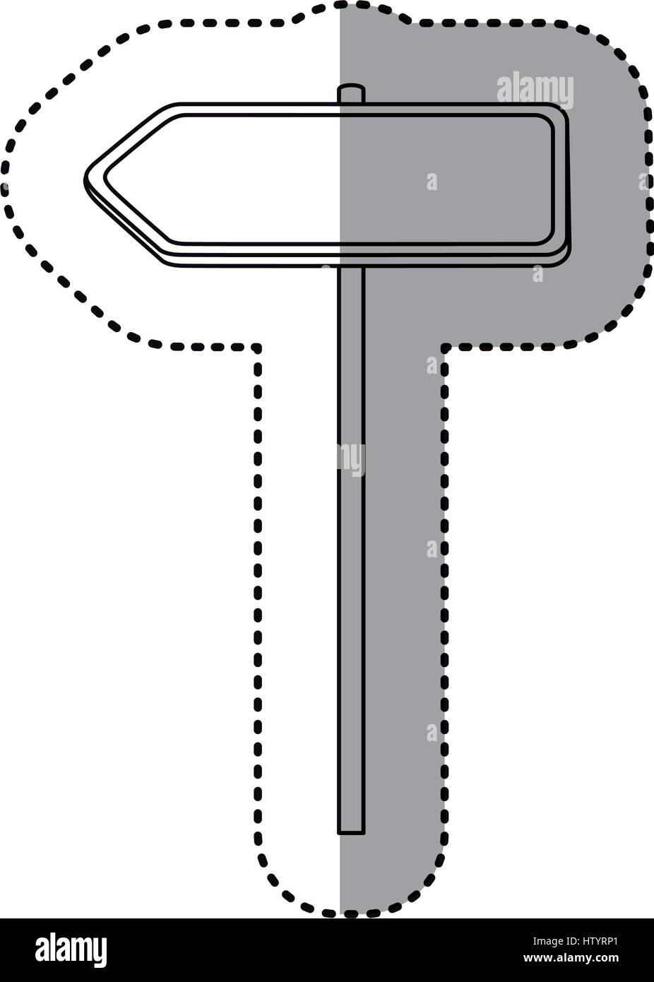 sticker metallic green square shape traffic sign with direction board