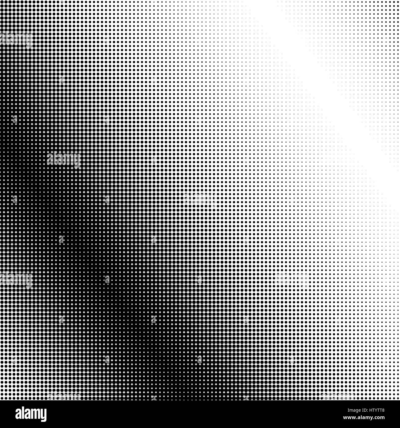 Pointillist Gradient Pointillist effect Black and White Stock Photos & Images - Alamy