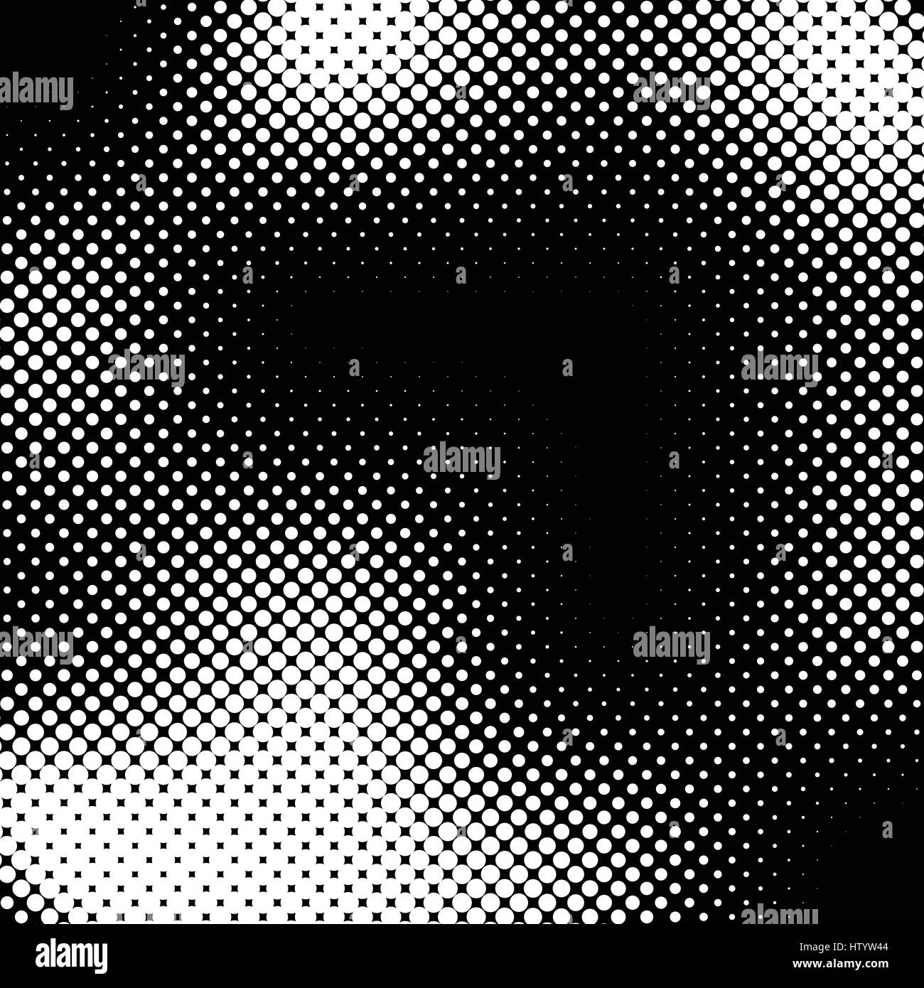 Pointillist Gradient Pointillist effect Black and White Stock Photos & Images - Alamy