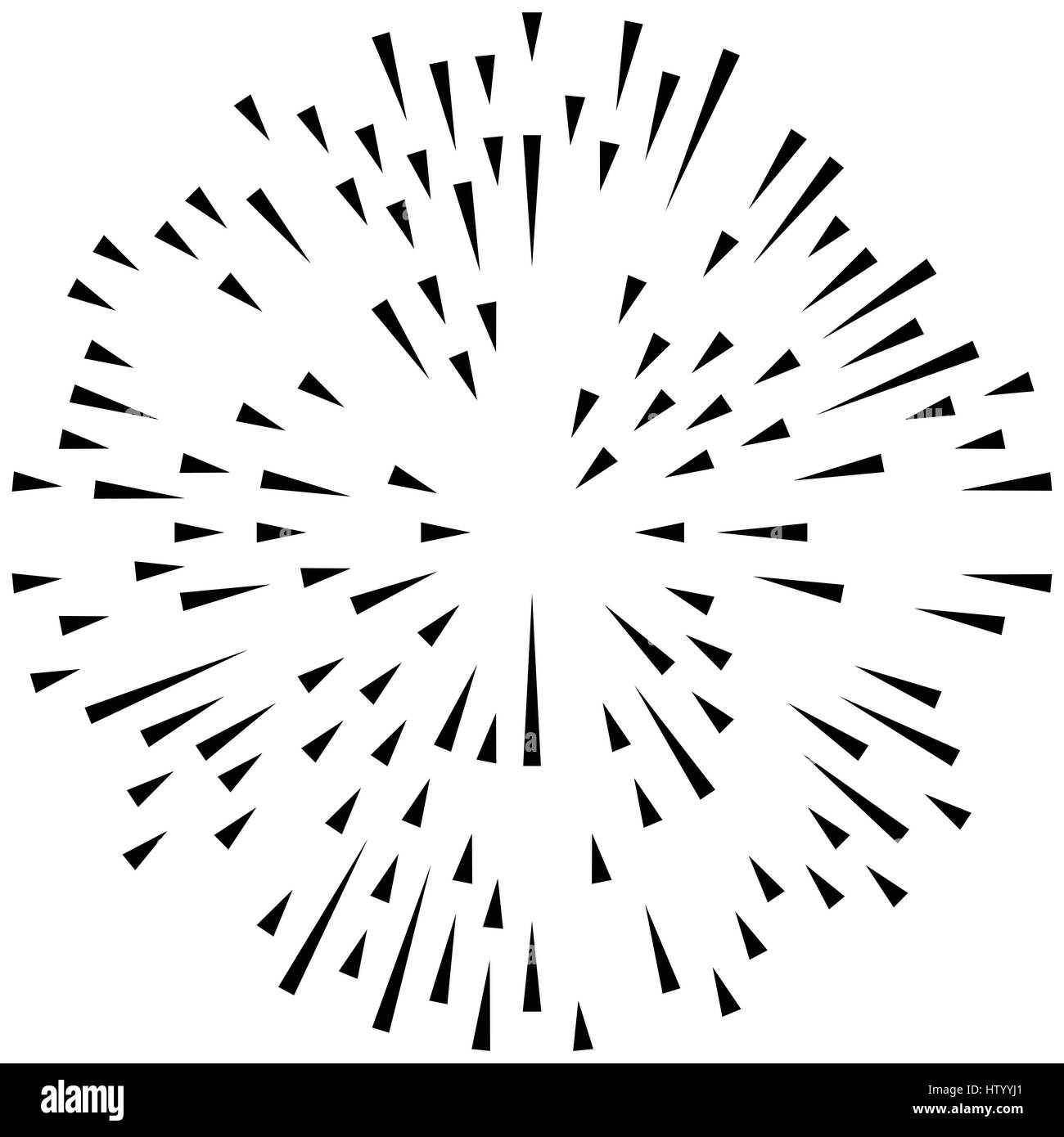 Random Radiating Patterns Random radial lines explosion effect. Radiating stripes circular ...