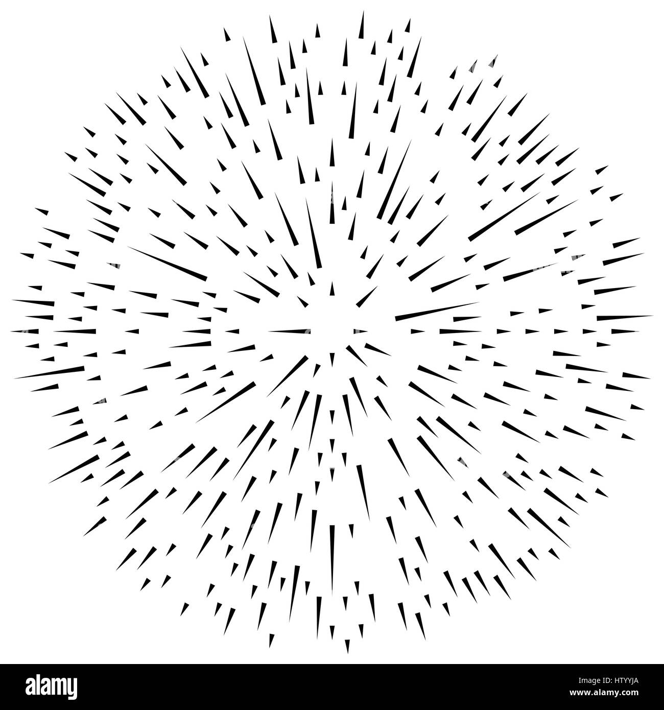 Random Radiating Paterns Random radial lines explosion effect. Radiating stripes circular ...