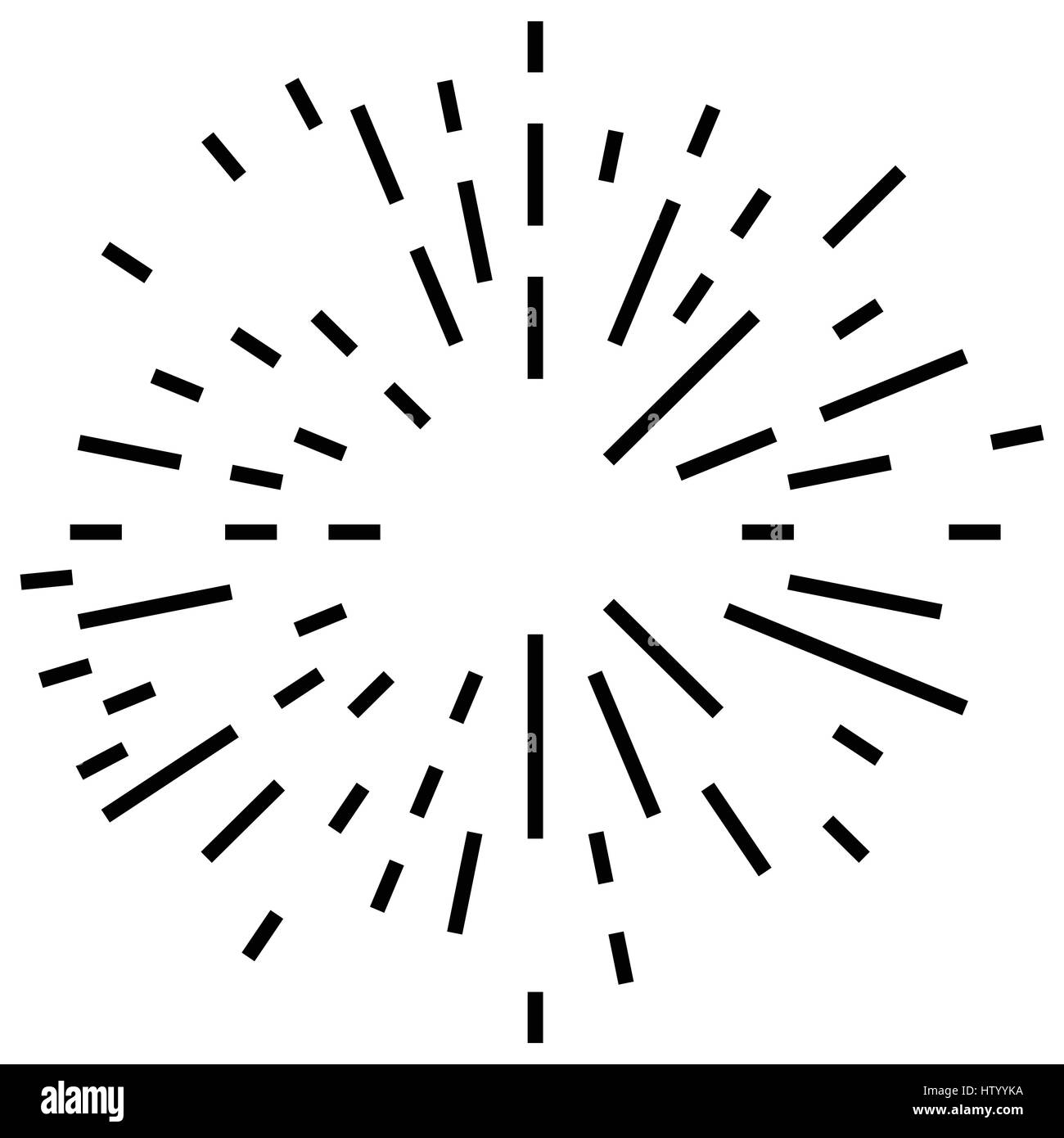 Random Radiating Patterns Random radial lines explosion effect. Radiating stripes circular ...