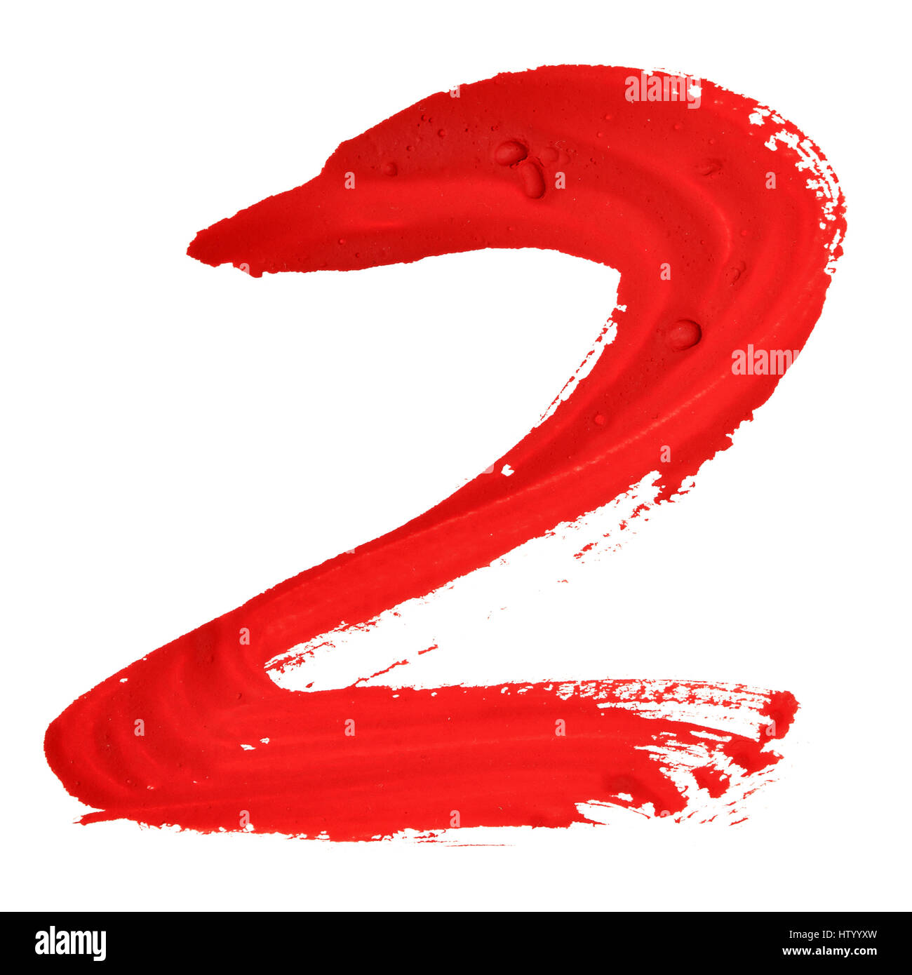 Number 2 handwriting hi-res stock photography and images - Alamy