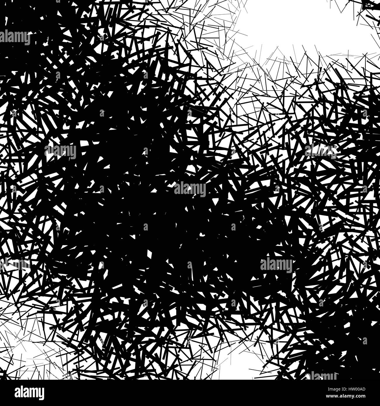 Random Patterned Lines Pattern / texture with random rotating lines. Abstract black and white ...