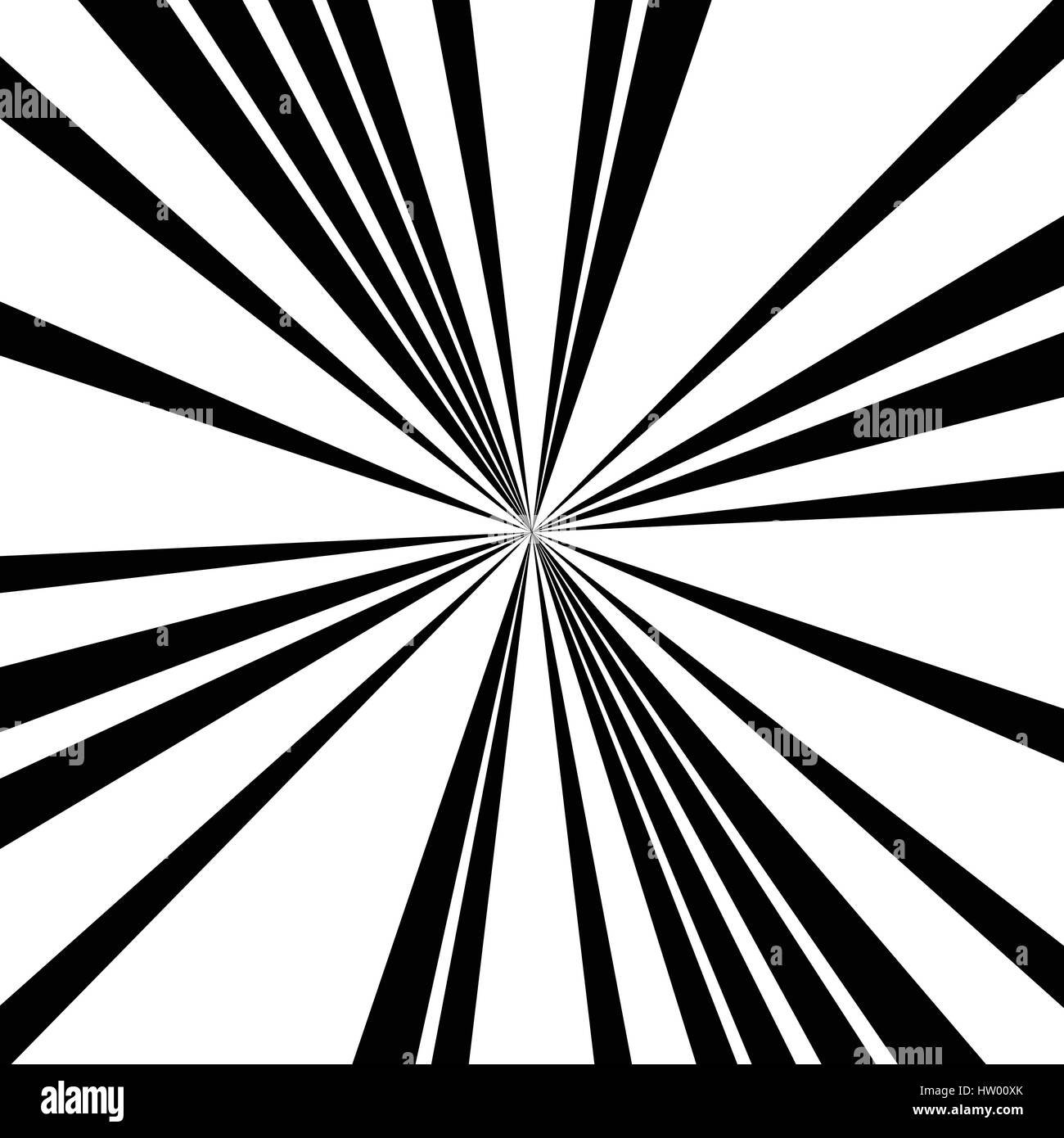 Abstract radial lines (starburst, sunburst) circular pattern Stock ...