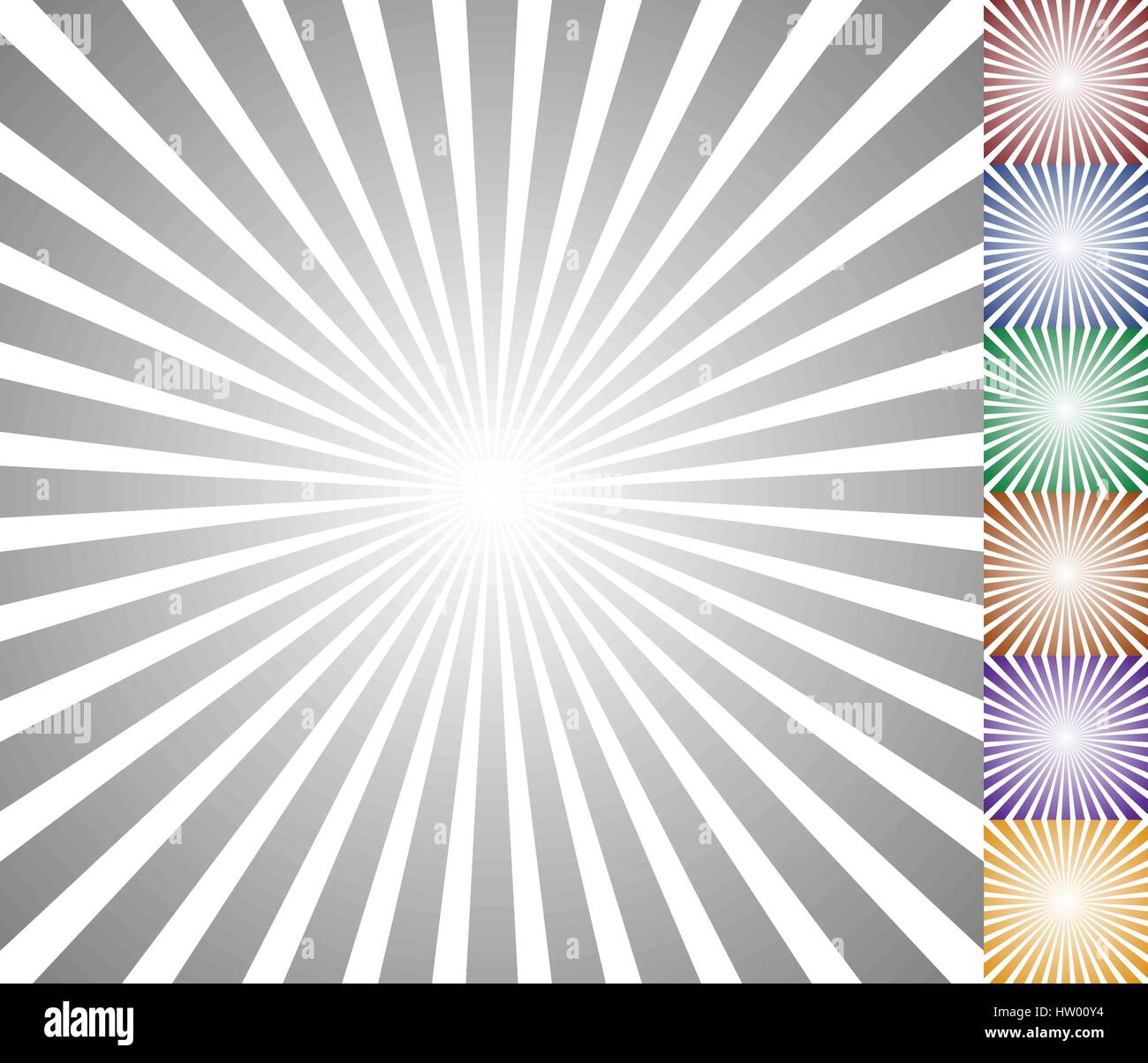 Abstract radial lines (starburst, sunburst) circular pattern Stock ...