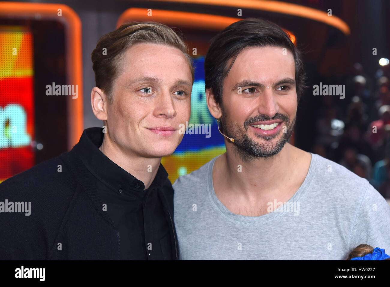 Recording of German ARD TV show 'Klein gegen Gross' at Studio Berlin
