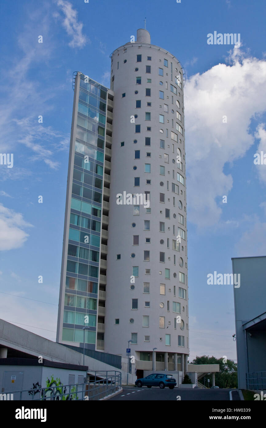 Tigutorn apartament house, the tallest building in Tartu, Estonia Stock Photo Alamy