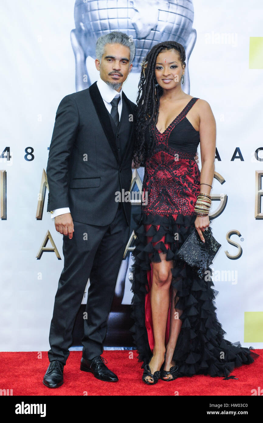 Celebrities and Honorees in the press room at the 48th NAACP Awards at ...