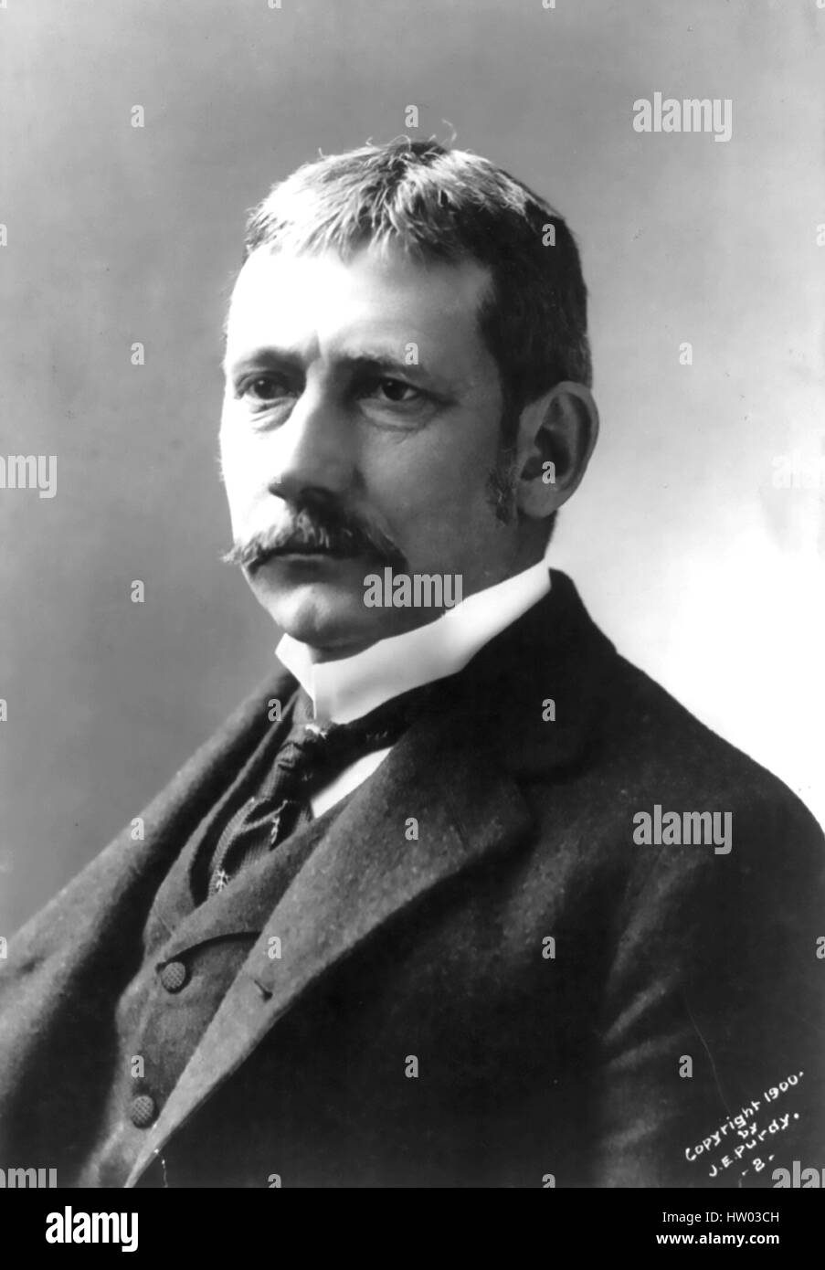 ELIHU ROOT (1845-1937) American politician, lawyer and Secretary of War 1899-1904 Stock Photo