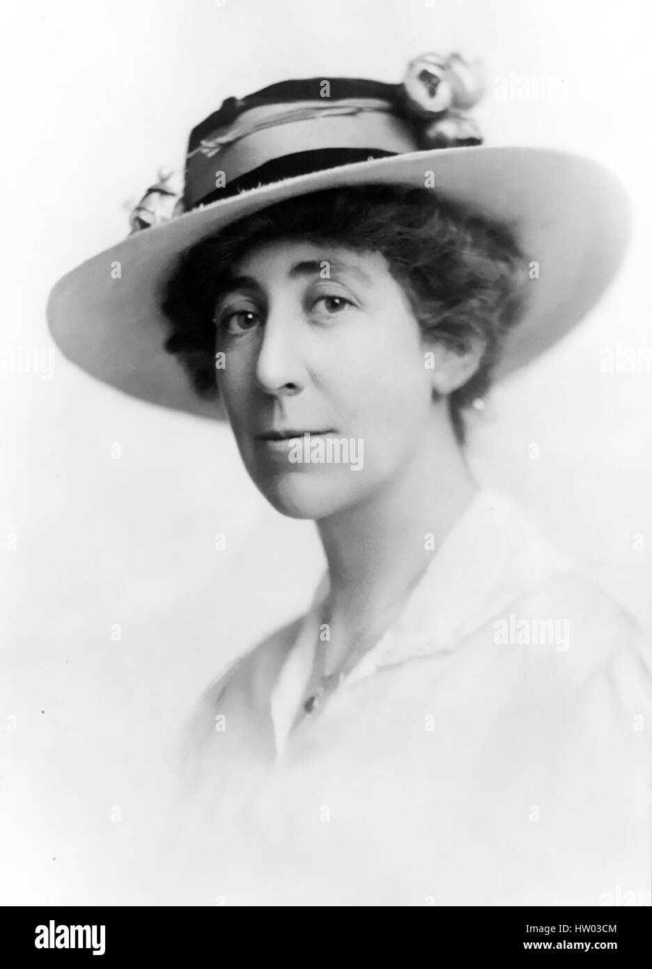 JEANETTE RANKIN (1880-1973) American politician, pacifist and campaigner for womens' rights Stock Photo