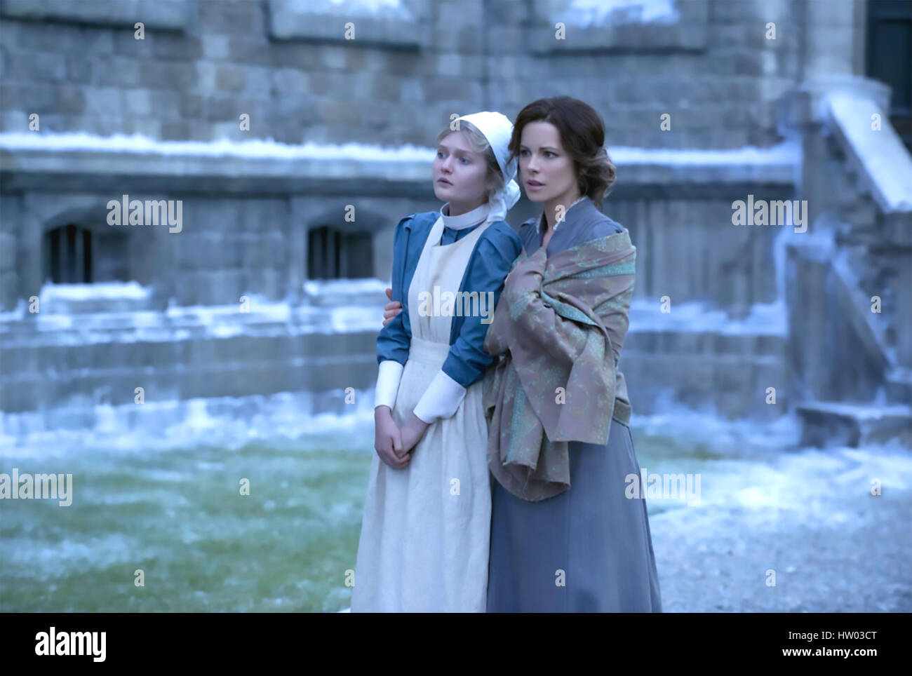 STONEHEARST ASYLUM 2014 Icon productions film with Kate Beckinsale at right and Sophie Kennedy Stock Photo