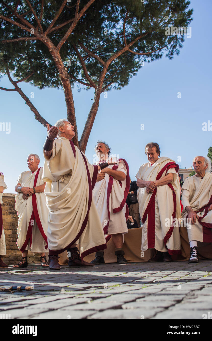historical re-enactment of the 
