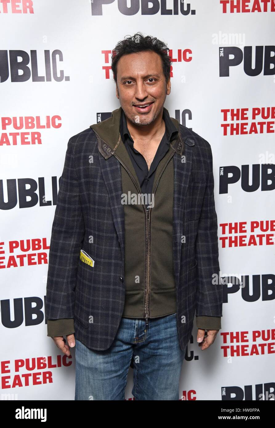 New York, NY, USA. 15th Mar, 2017. Aasif Mandvi in attendance for JOAN