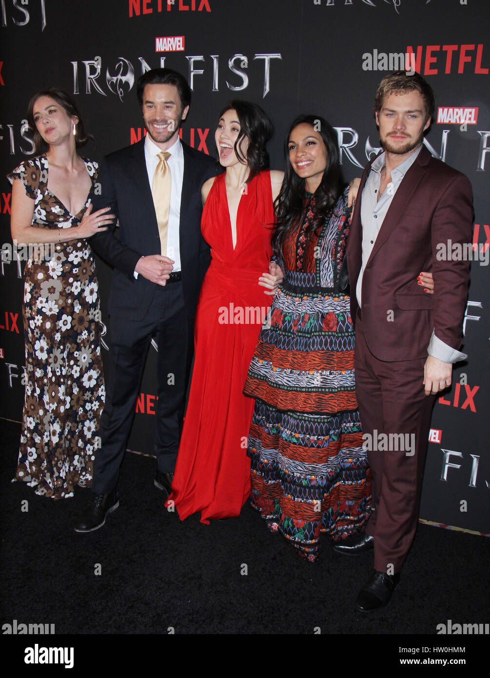 Marvel's 'Iron Fist' New York Screening at AMC Empire 25 Times Square - Red  Carpet Arrivals Featuring: Jessica Stroup, Tom Pelphrey, Jessica Henwick,  Finn Jones, Rosario Dawson Where: New York, New York