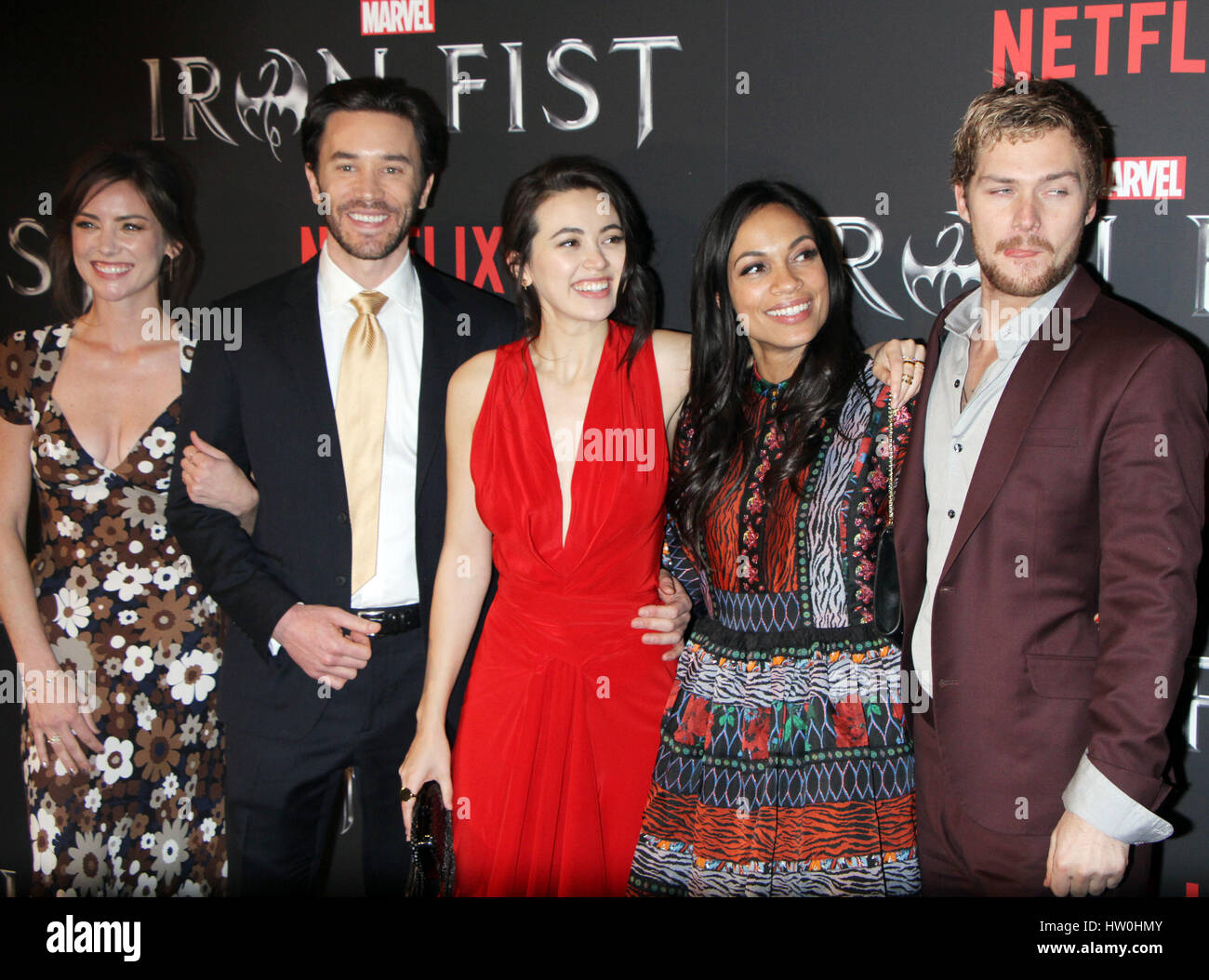 Iron Fist: Jessica Stroup, Tom Pelphrey, Jessica Henwick, Rosario Dawson,  and Finn Jones